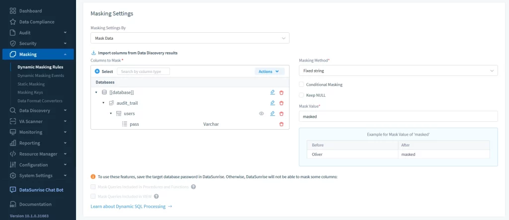 Enmascaramiento de Datos en MySQL