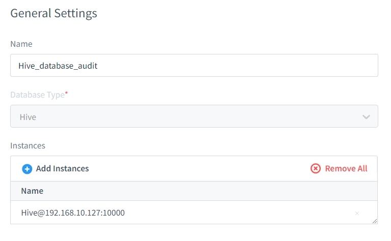 Database Audit in Apache Hive Rule