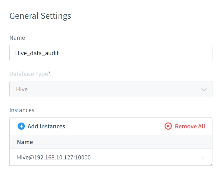 Data Audit for Apache Hive Create Rule