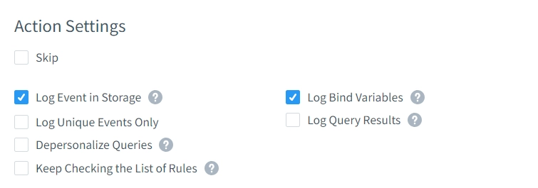 Data Audit for Sybase Captures