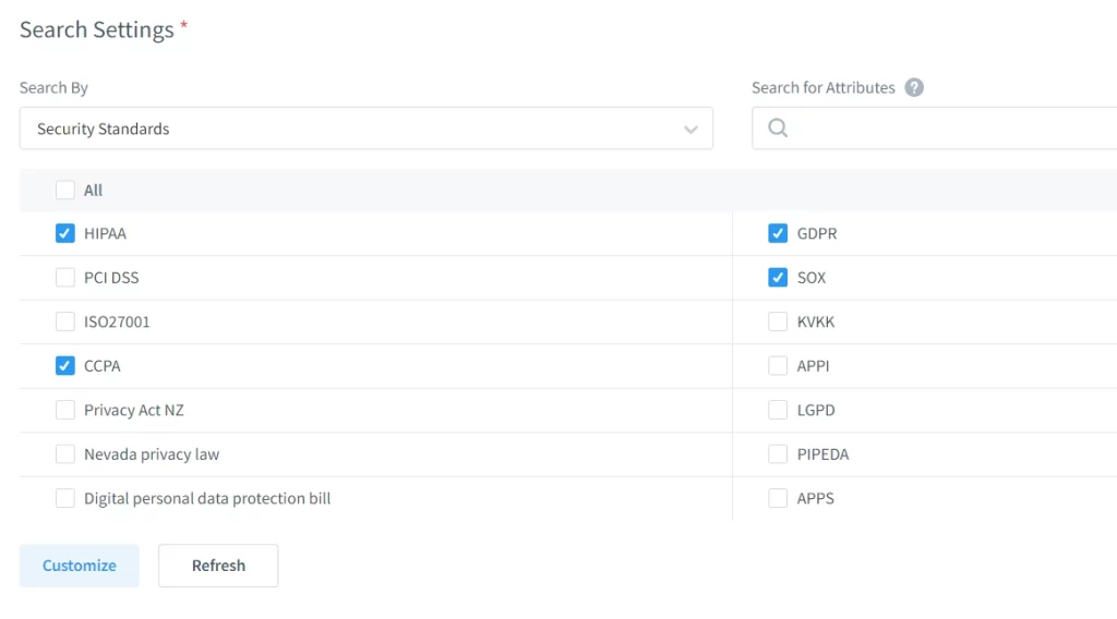 Datenprüfung für Sybase - Compliance setzen