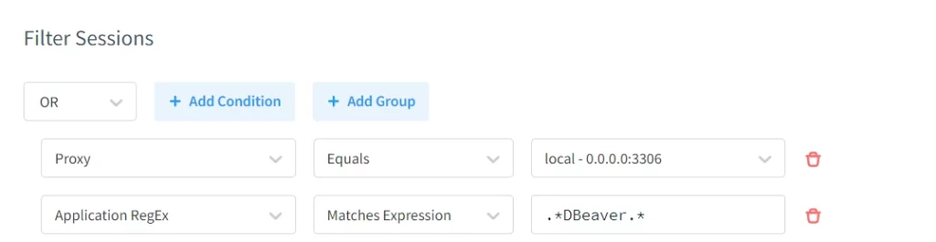 Database Audit for MySQL Granular rule-based auditing