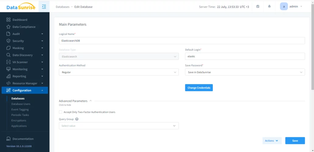 elasticsearch data audit