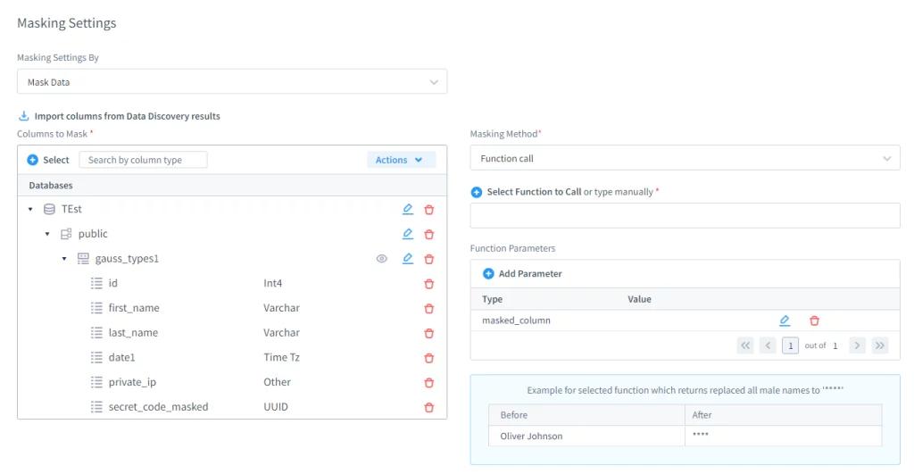 dynamic data masking