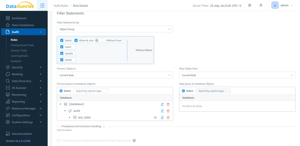 data audit in mariadb