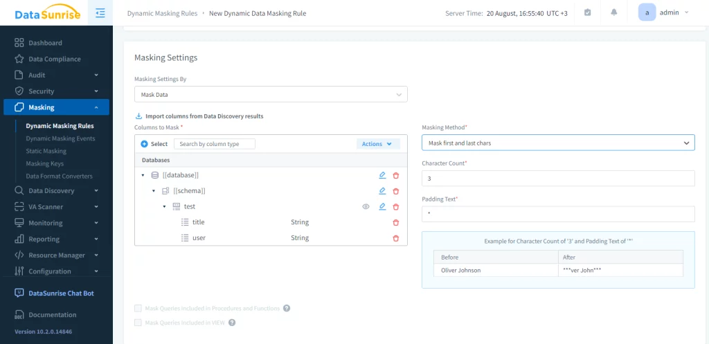 dynamic data masking in elasticsearch