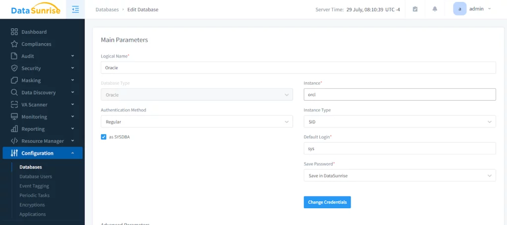 oracle dynamic masking