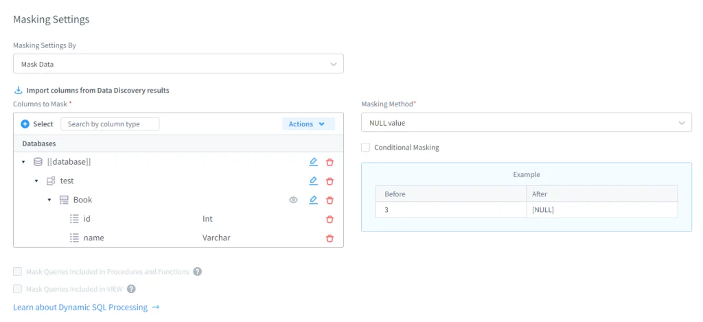 dynamic data masking in mariadb