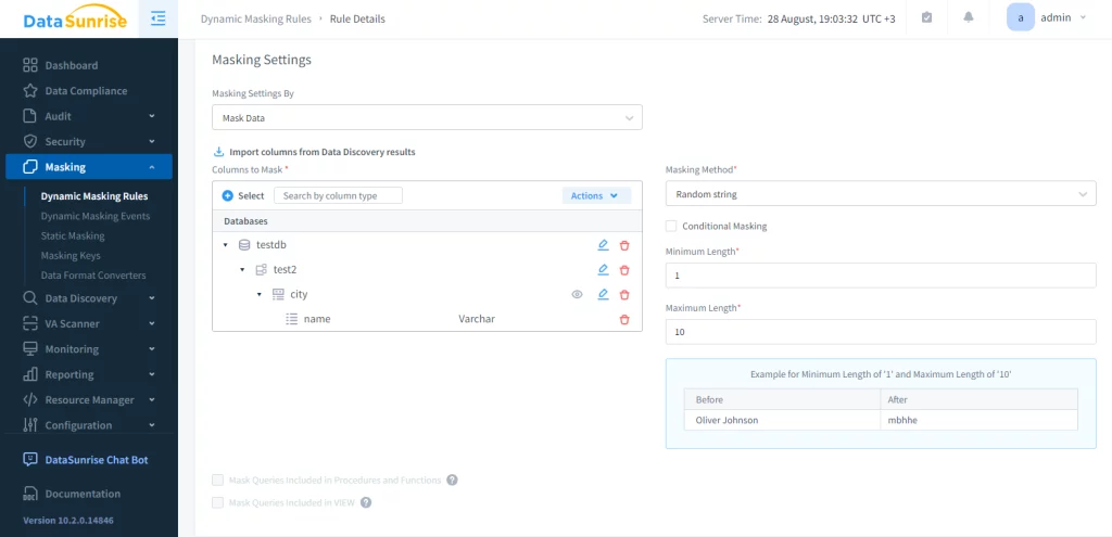 dynamic data masking in greenplum