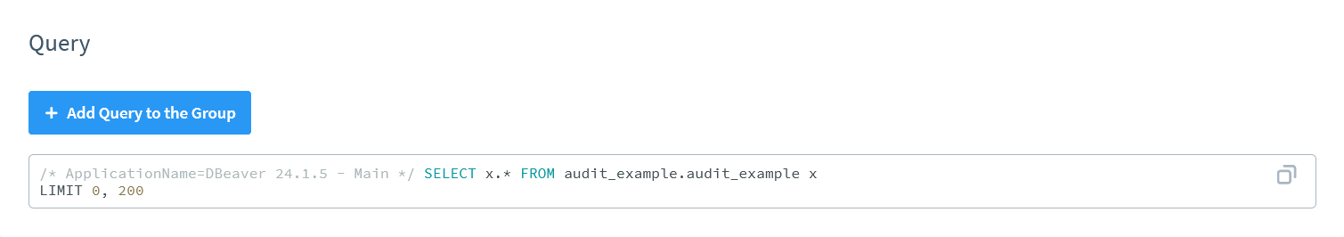 MySQL Data Audit Trail